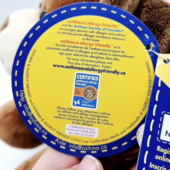 BAB | 2010 Velvet Hugs brown dog stuffed plush animal toy - Picture 8 of 11